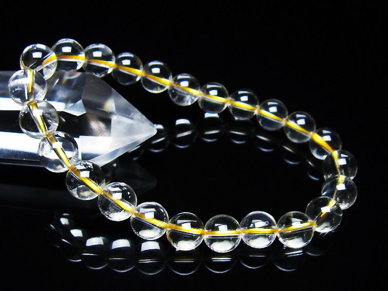 シトリン ブレスレット 8mm [t55-10657] 1枚目