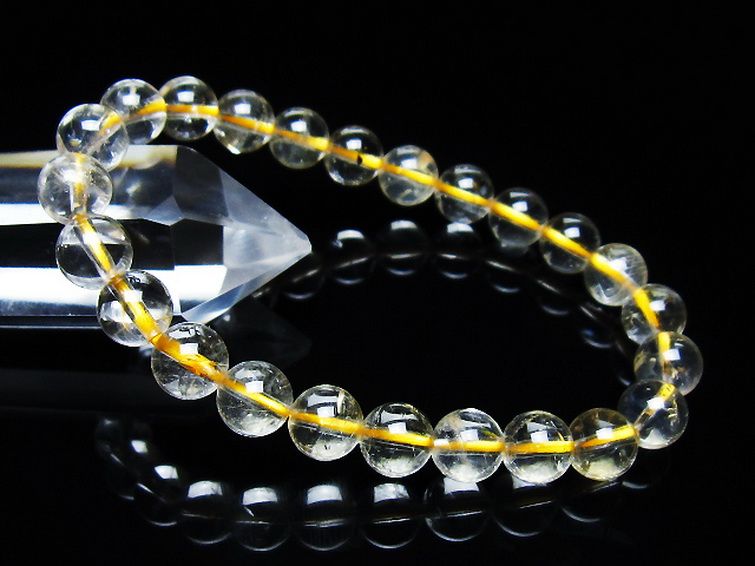 シトリン ブレスレット 8mm [T55-10658] 1枚目