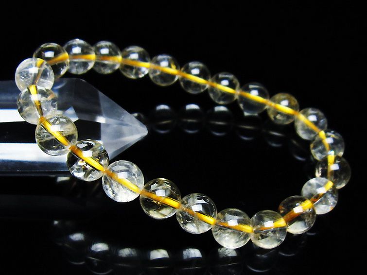 シトリン ブレスレット 8mm [t55-10660] 1枚目