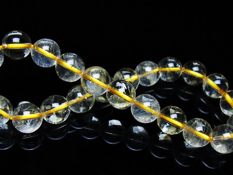 シトリン ブレスレット 8mm [t55-10660] 2枚目