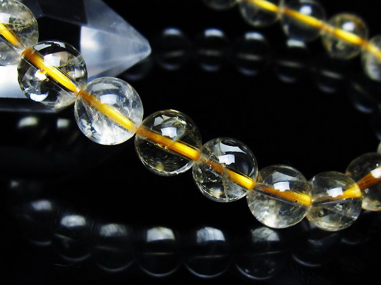 シトリン ブレスレット 8mm [t55-10660] 3枚目