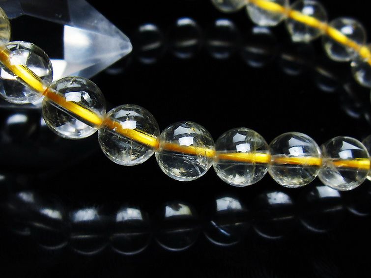 シトリン ブレスレット 8mm [t55-10662] 3枚目