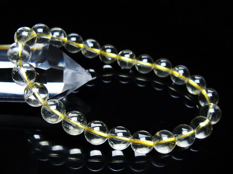 シトリン ブレスレット 8mm [t55-10670] 1枚目