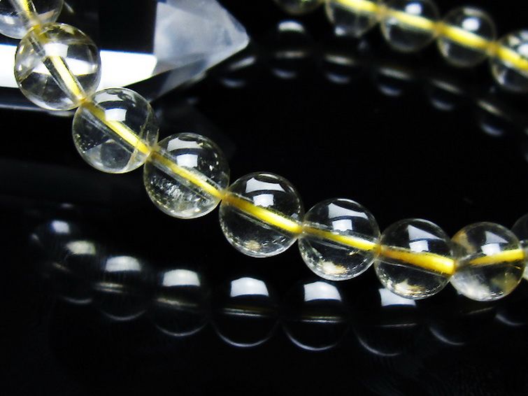 シトリン ブレスレット 8mm [t55-10670] 3枚目