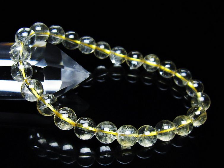 シトリン ブレスレット 8mm [t55-10672] 1枚目