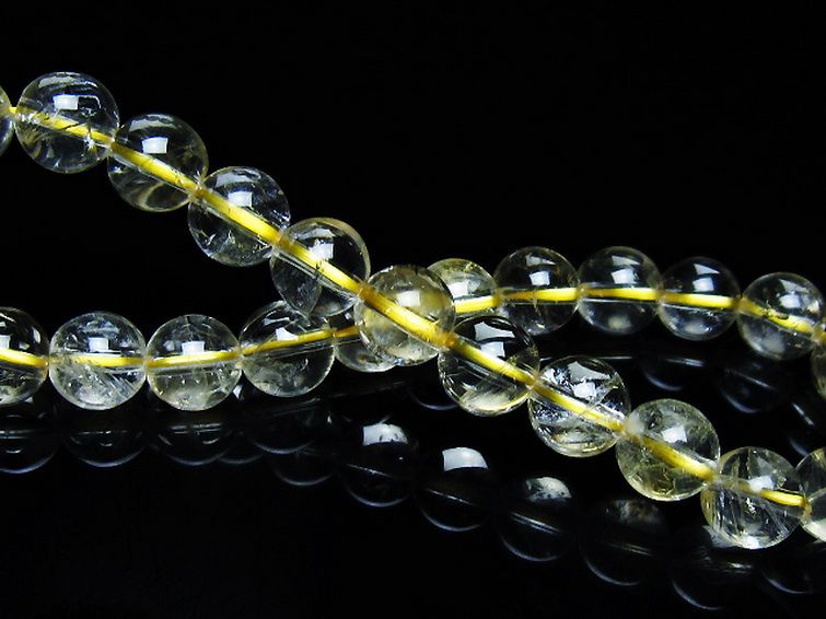 シトリン ブレスレット 8mm [t55-10672] 2枚目