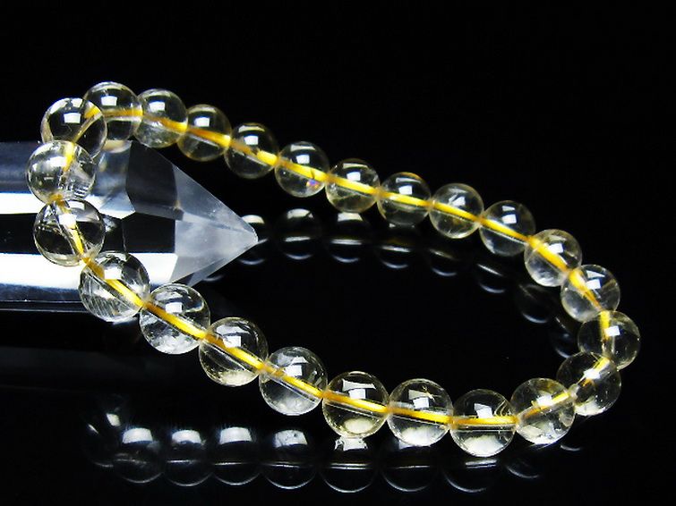 シトリン ブレスレット 8mm [T55-10675] 1枚目