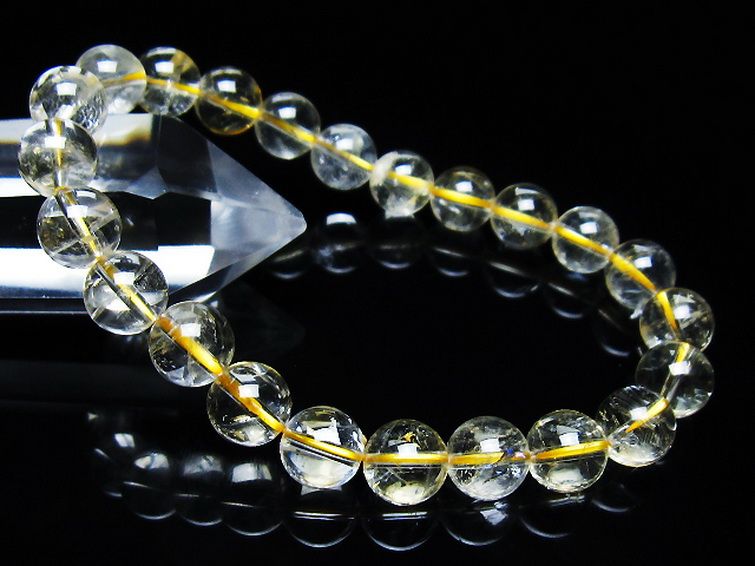 シトリン ブレスレット 8mm [t55-10677] 1枚目