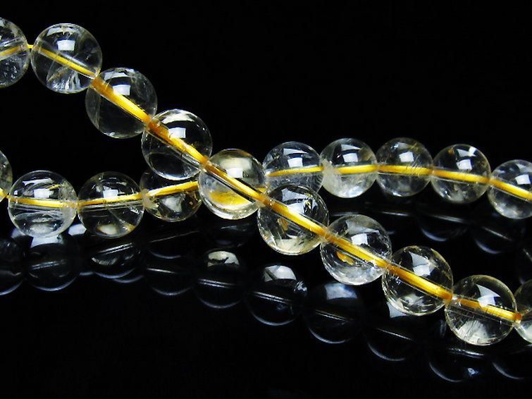 シトリン ブレスレット 8mm [t55-10677] 2枚目