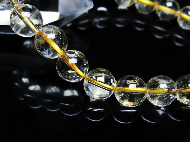 シトリン ブレスレット 8mm [t55-10677] 3枚目