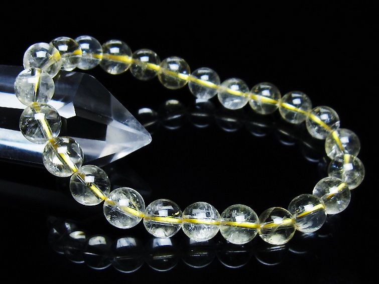 シトリン ブレスレット 8mm [T55-10678] 1枚目