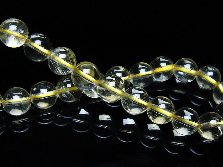 シトリン ブレスレット 8mm [t55-10681] 2枚目