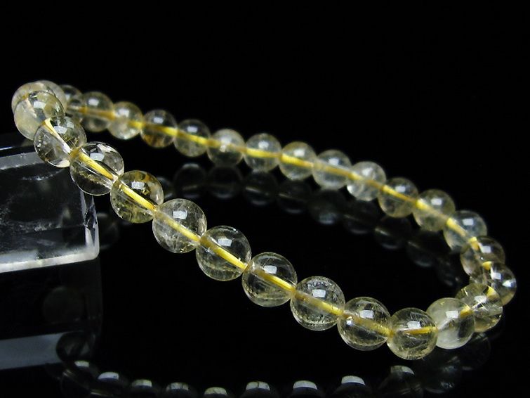 シトリン ブレスレット 7mm [T55-9913] 1枚目