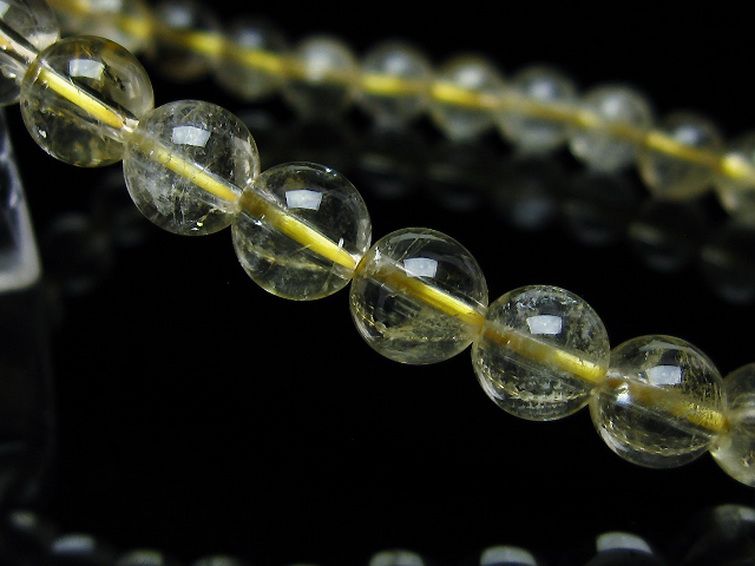 シトリン ブレスレット 7mm [T55-9913] 3枚目
