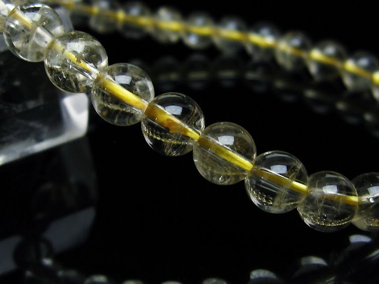 シトリン ブレスレット 6mm [T55-9917] 3枚目