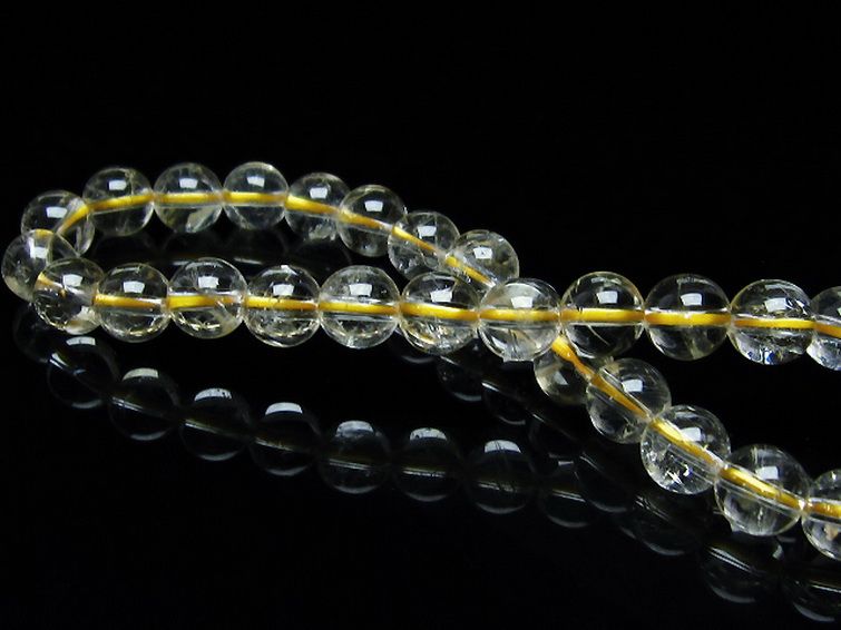 シトリン ブレスレット 6mm [T55-9933] 2枚目