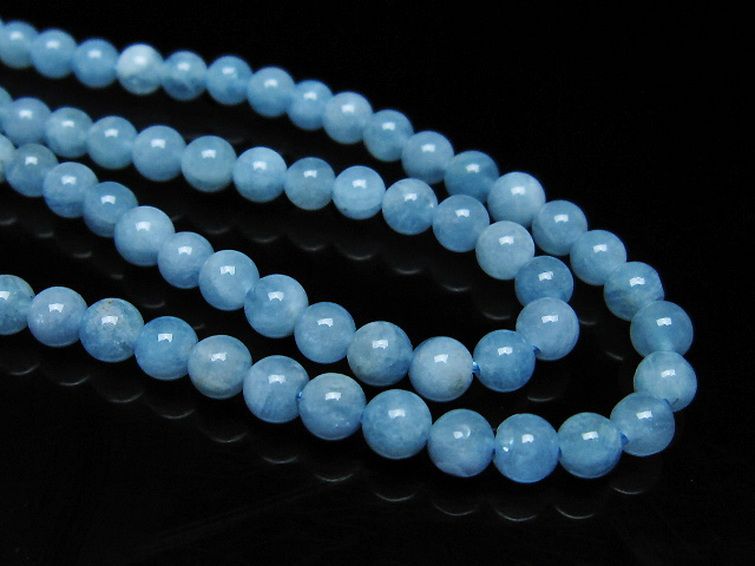 アクアマリン ネックレス 4mm [t556-3584] 3枚目