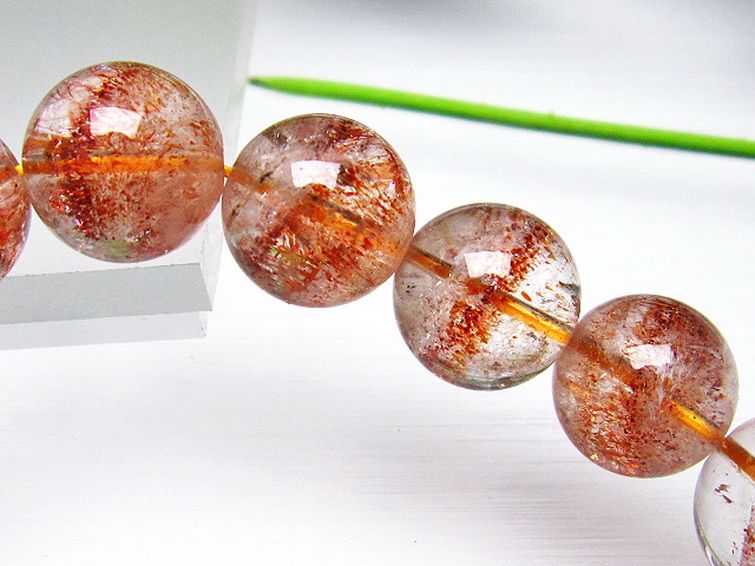 アフリカンストロベリークォーツ ブレスレット 13mm [T56-2657] 2枚目