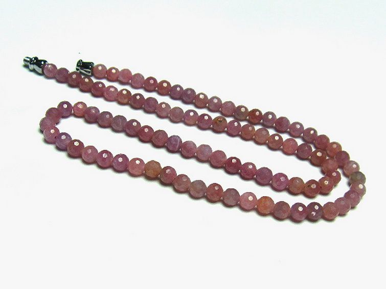 ルビー ネックレス 5mm [t561-1829] 2枚目