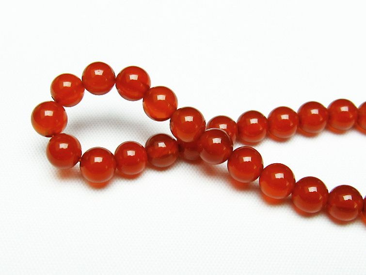 赤アゲート ブレスレット 6mm [T57-6042] 2枚目