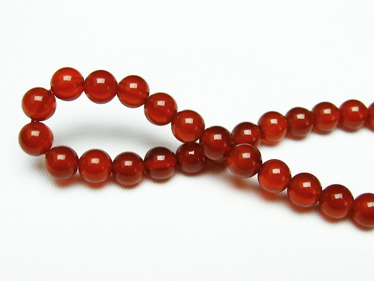 赤アゲート ブレスレット 6mm [T57-6076] 2枚目