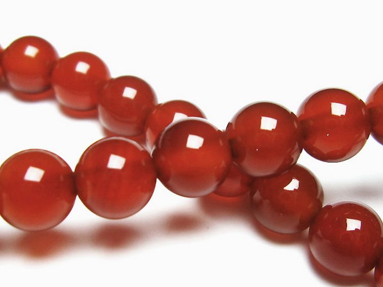 赤アゲート ブレスレット 6mm [T57-6346] 2枚目