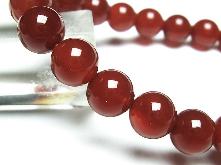 赤アゲート ブレスレット 8mm [t57-6430] 3枚目