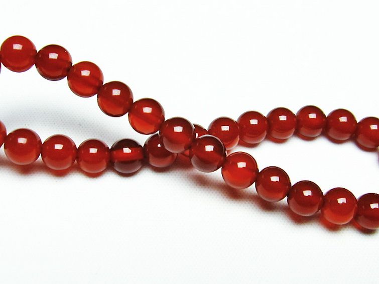 赤アゲート ブレスレット 6mm [T57-6610] 2枚目