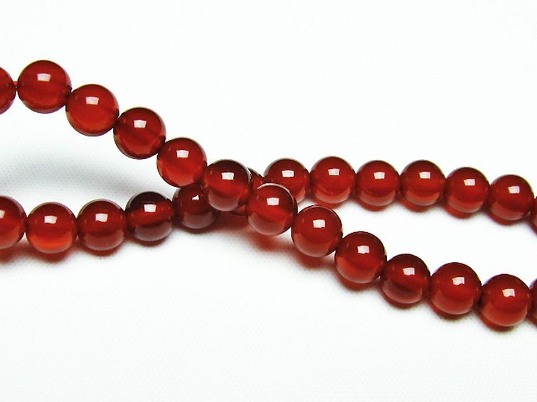 赤アゲート ブレスレット 6mm [t57-6619] 2枚目