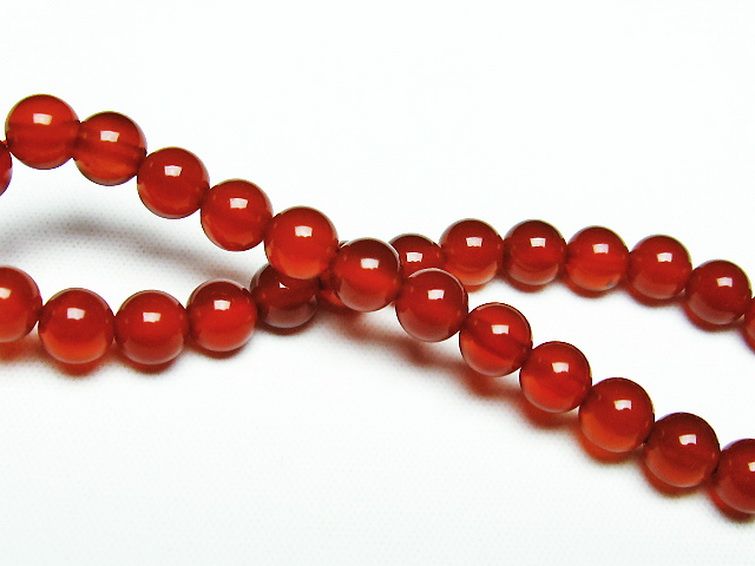赤アゲート ブレスレット 6mm [T57-6624] 2枚目
