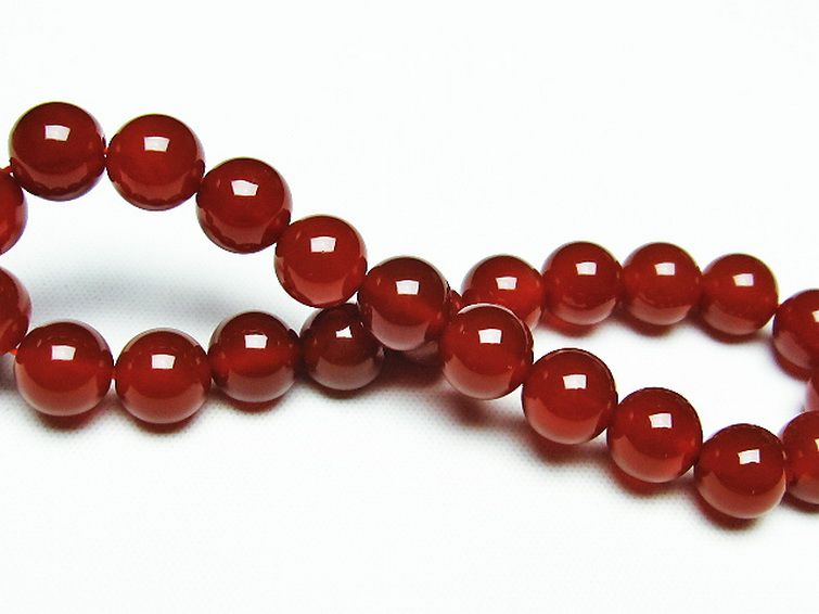 赤アゲート ブレスレット 8mm [t57-6683] 2枚目