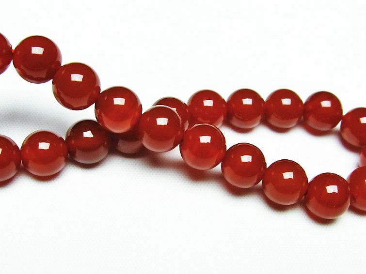 赤アゲート ブレスレット 8mm [T57-6685] 2枚目