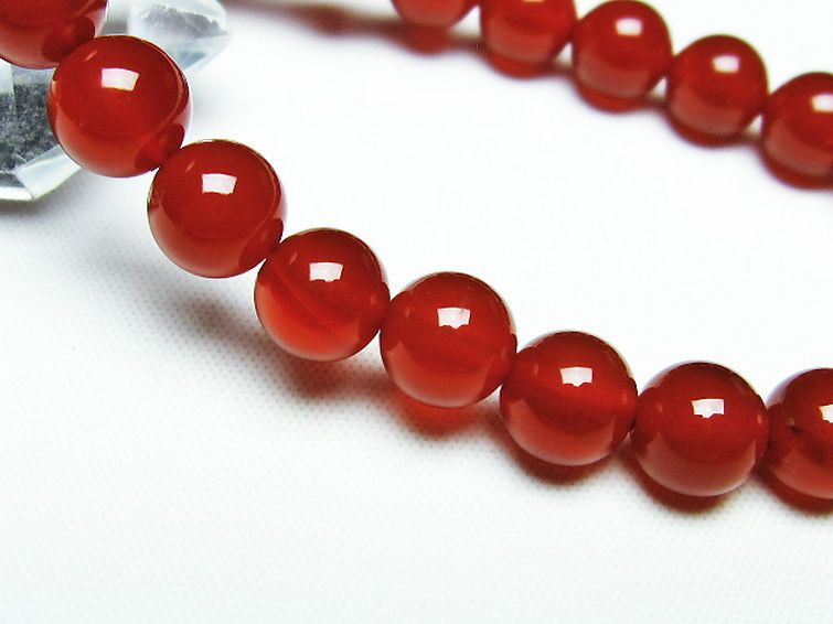 赤アゲート ブレスレット 8mm [t57-6688] 3枚目