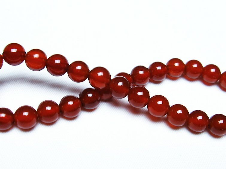 赤アゲート ブレスレット 6mm [t57-6809] 2枚目
