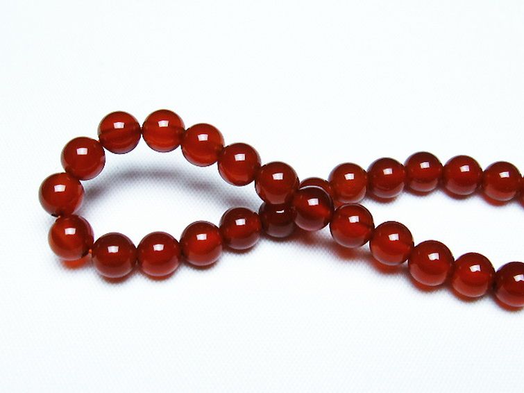 赤アゲート ブレスレット 6mm [t57-6835] 2枚目