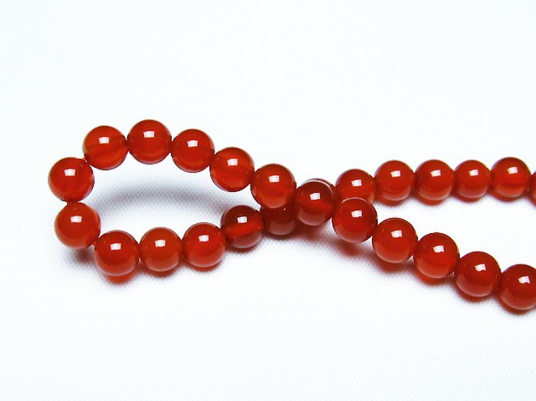 赤アゲート ブレスレット 6mm [T57-6866] 2枚目