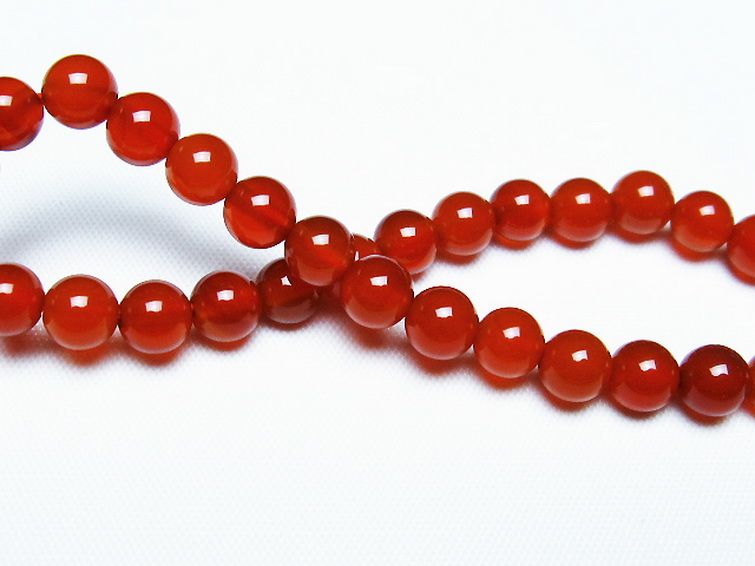 赤アゲート ブレスレット 6mm [t57-6867] 2枚目