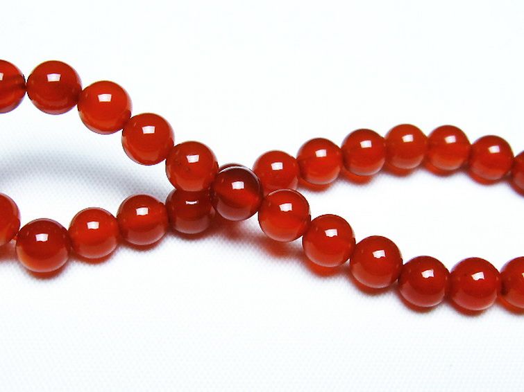 赤アゲート ブレスレット 6mm [t57-6871] 2枚目