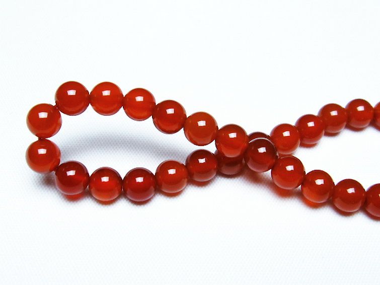 赤アゲート ブレスレット 6mm [T57-6874] 2枚目