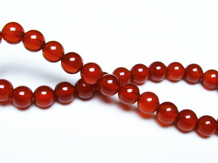 赤アゲート ブレスレット 6mm [T57-6882] 2枚目