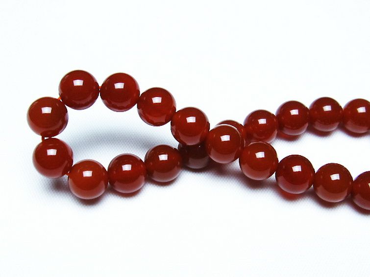 赤アゲート ブレスレット 8mm [T57-6895] 2枚目