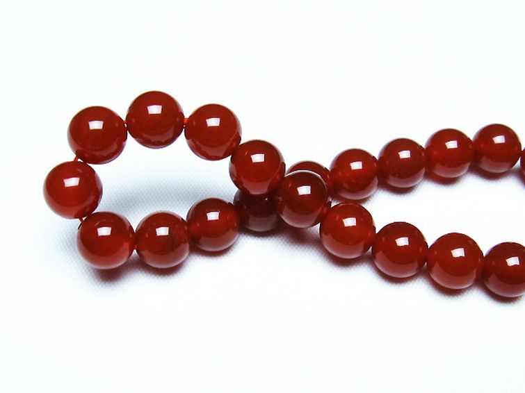 赤アゲート ブレスレット 8mm [t57-6904] 2枚目