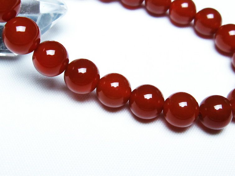 赤アゲート ブレスレット 8mm [t57-6904] 3枚目