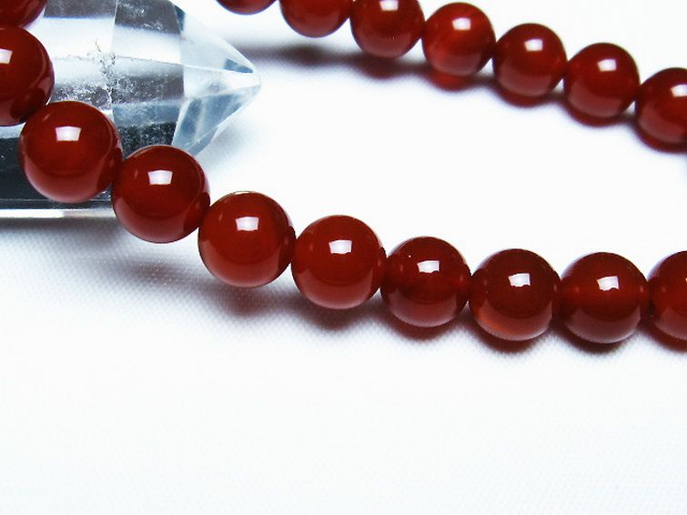 赤アゲート ブレスレット 8mm [t57-6933] 3枚目