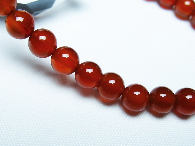 赤アゲート ブレスレット 6mm [t57-7010] 3枚目