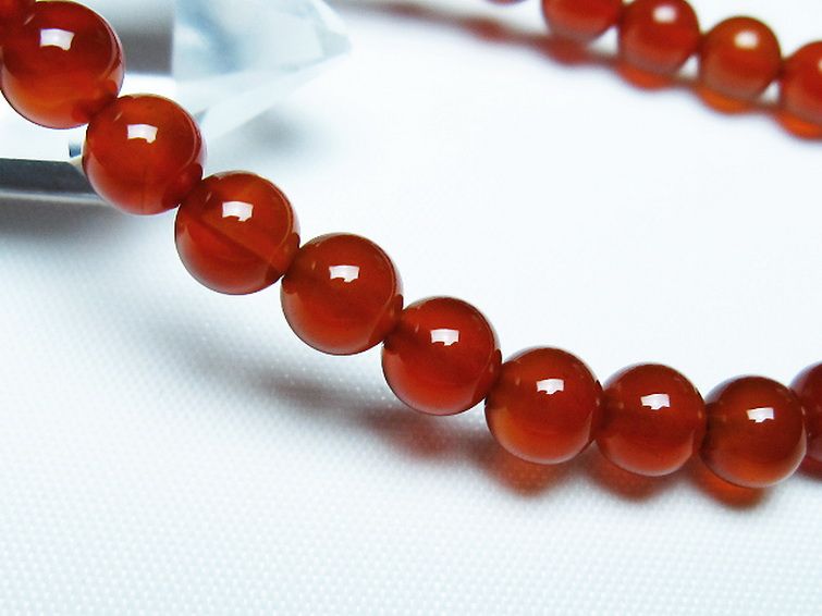 赤アゲート ブレスレット 6mm [t57-7025] 3枚目