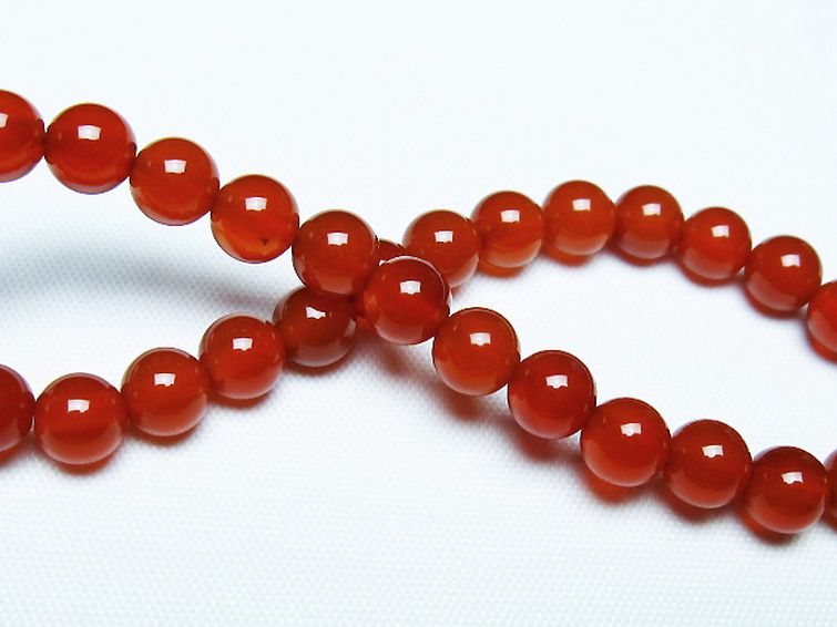 赤アゲート ブレスレット 6mm [t57-7029] 2枚目