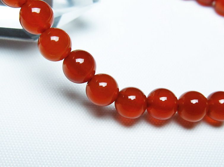 赤アゲート ブレスレット 6mm [t57-7031] 3枚目