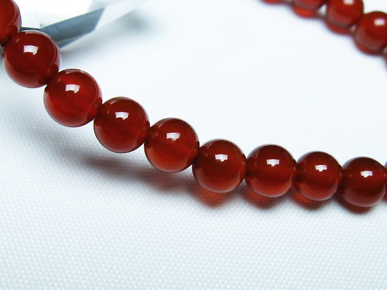 赤アゲート ブレスレット 6mm [t57-7038] 3枚目