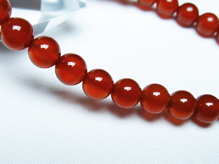 赤アゲート ブレスレット 6mm [t57-7049] 3枚目